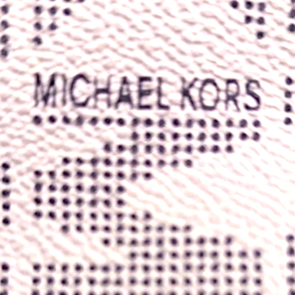 🖤 EUC Michael Kors Large White and Black Logo Wristlet - Picture 6 of 7